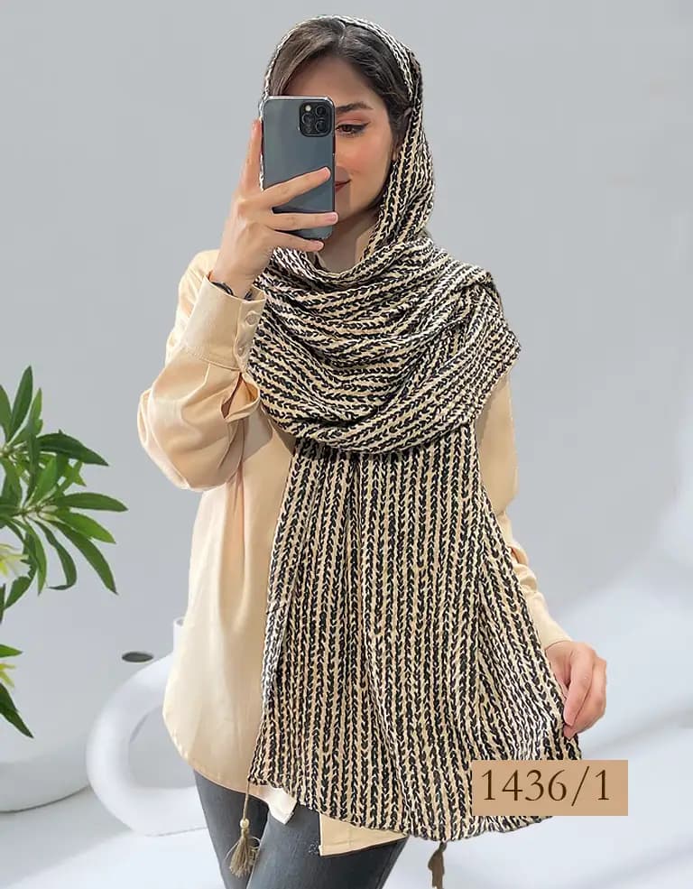 شال نخی گندم کد 1436
