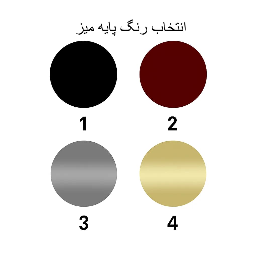 میز عسلی مربعی مدل بلومی — تصویر ۳