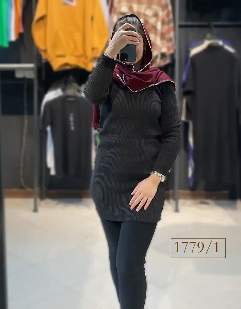 بلوز بافت بلند کد 1779