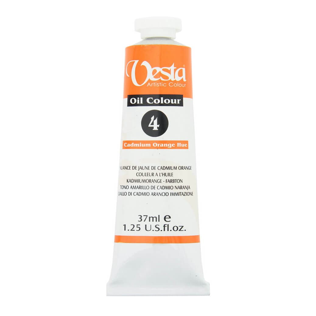 رنگ روغن وستا سری 4 – Cadmium Orange Hue – 37,200ml