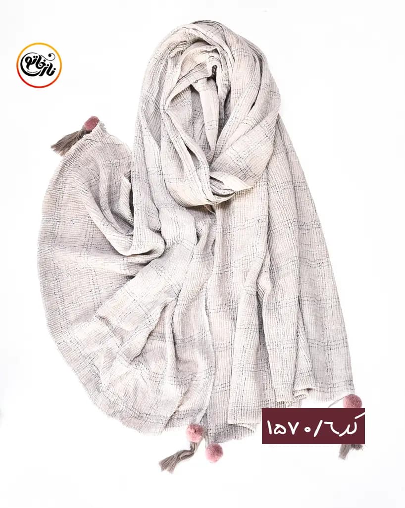 شال پلیسه چهارخونه کد 1570 — تصویر ۷