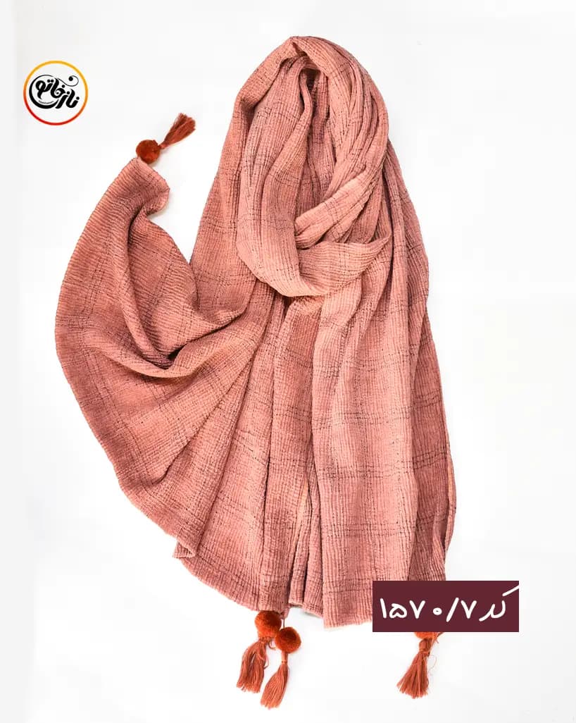 شال پلیسه چهارخونه کد 1570 — تصویر ۸