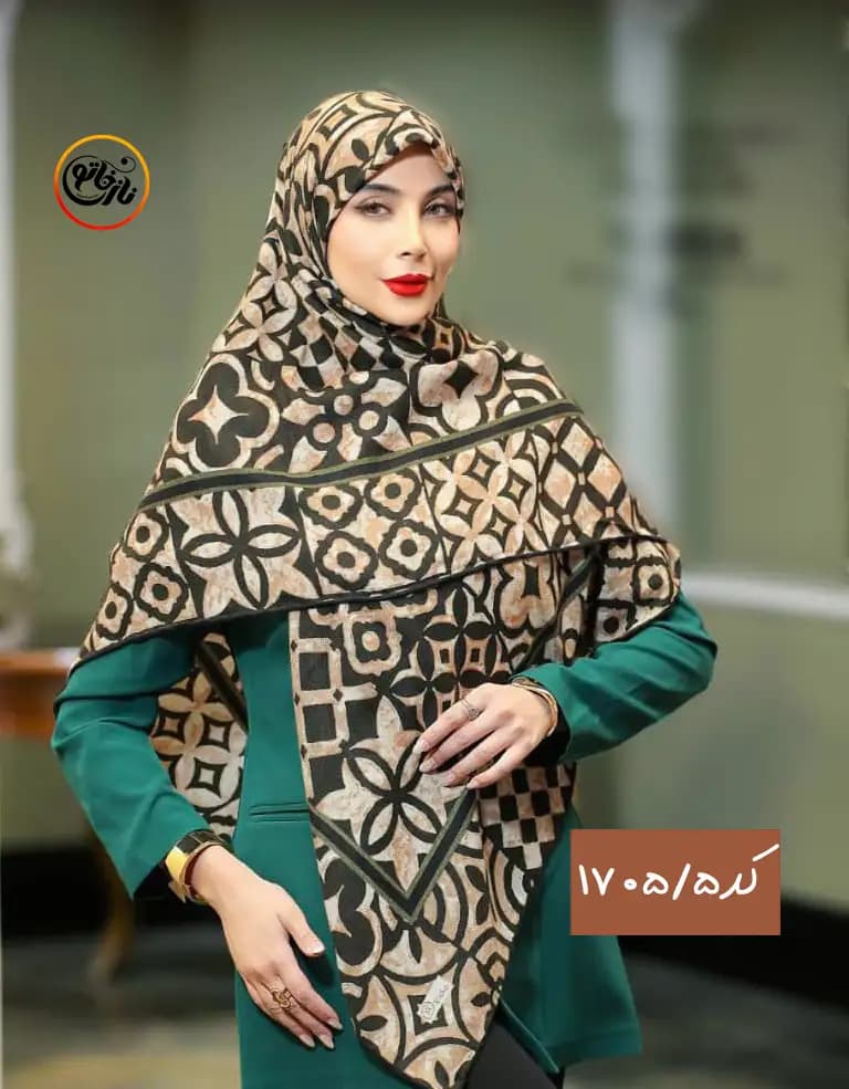 روسری پاییزه نخی کد 1705