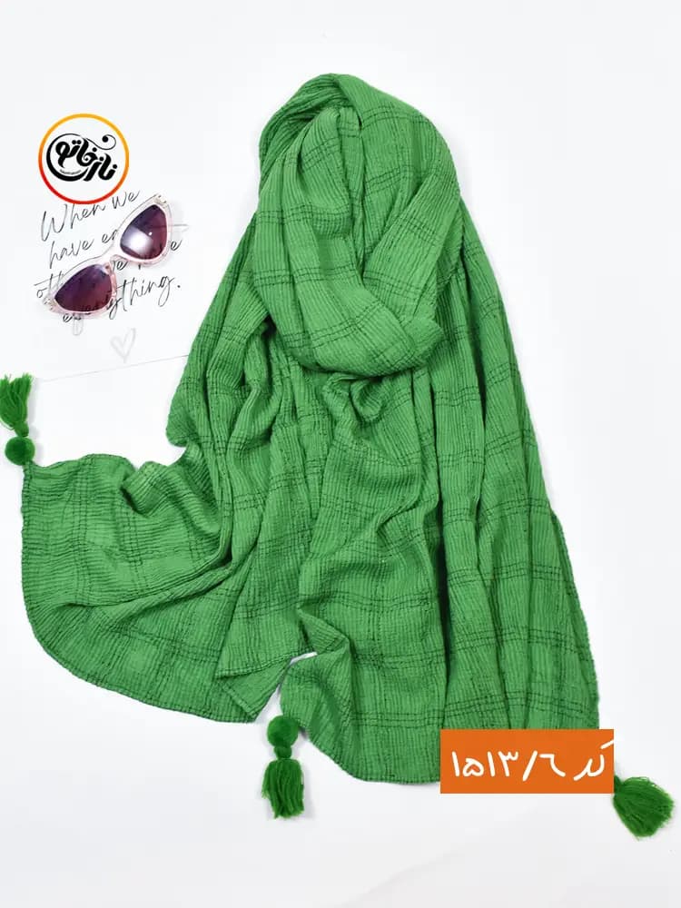 شال پاییزه چهارخونه کد 1513 — تصویر ۶