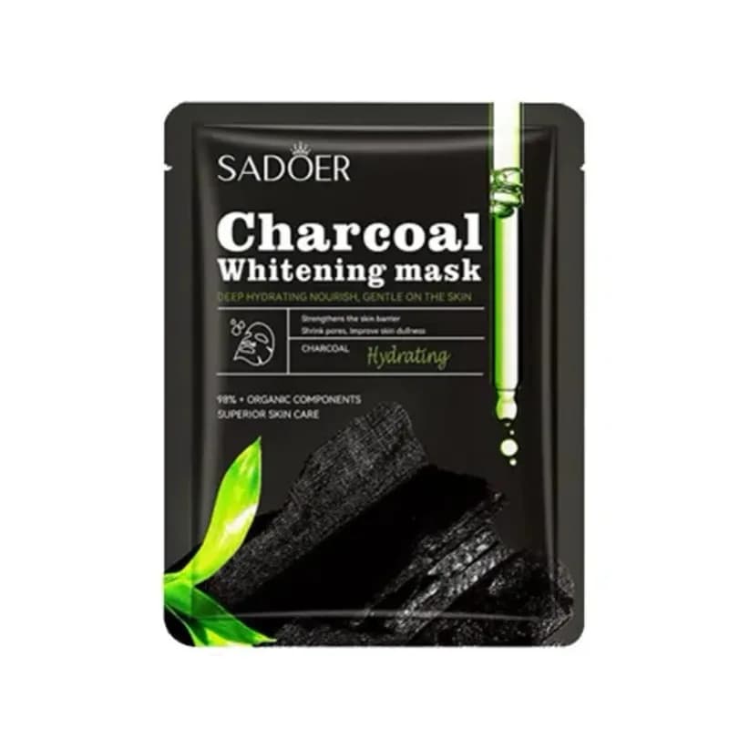 ماسک ورقه ای زغال سفید کننده سادور SADOER