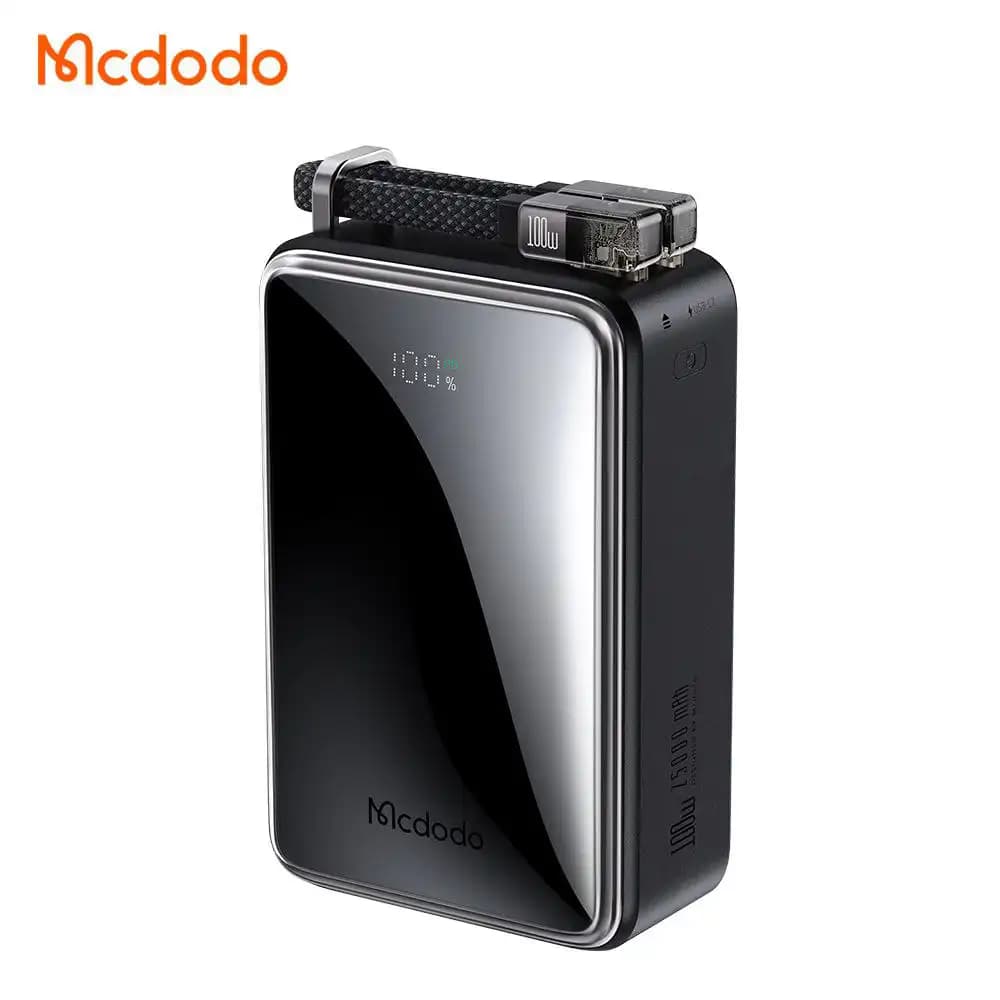 پاوربانک 25000 مک دودو | مدل MC-0561 با توان 100 وات و کابل داخلی