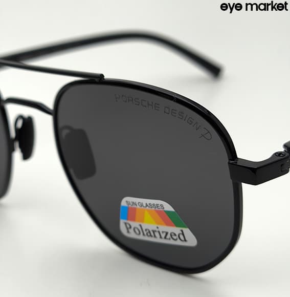 عینک آفتابی porsche design طرح خلبانی — تصویر ۵