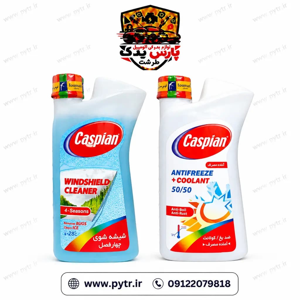 ضدیخ و شیشه شوی کاسپین بسته 2 عددی قیمت و خرید