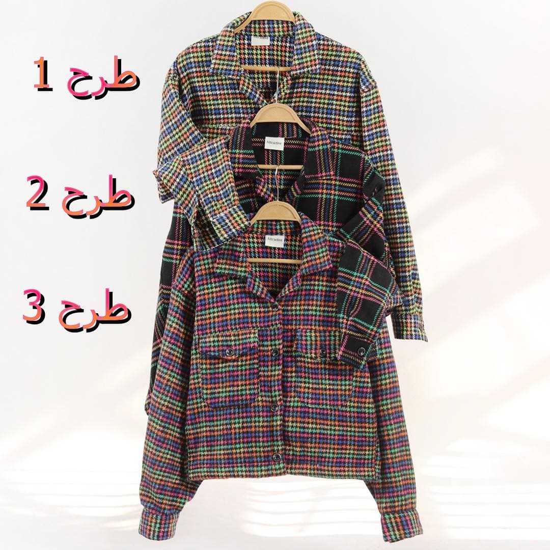 بامبر جکت چهارخونه پشمی – کد 179 — تصویر ۷