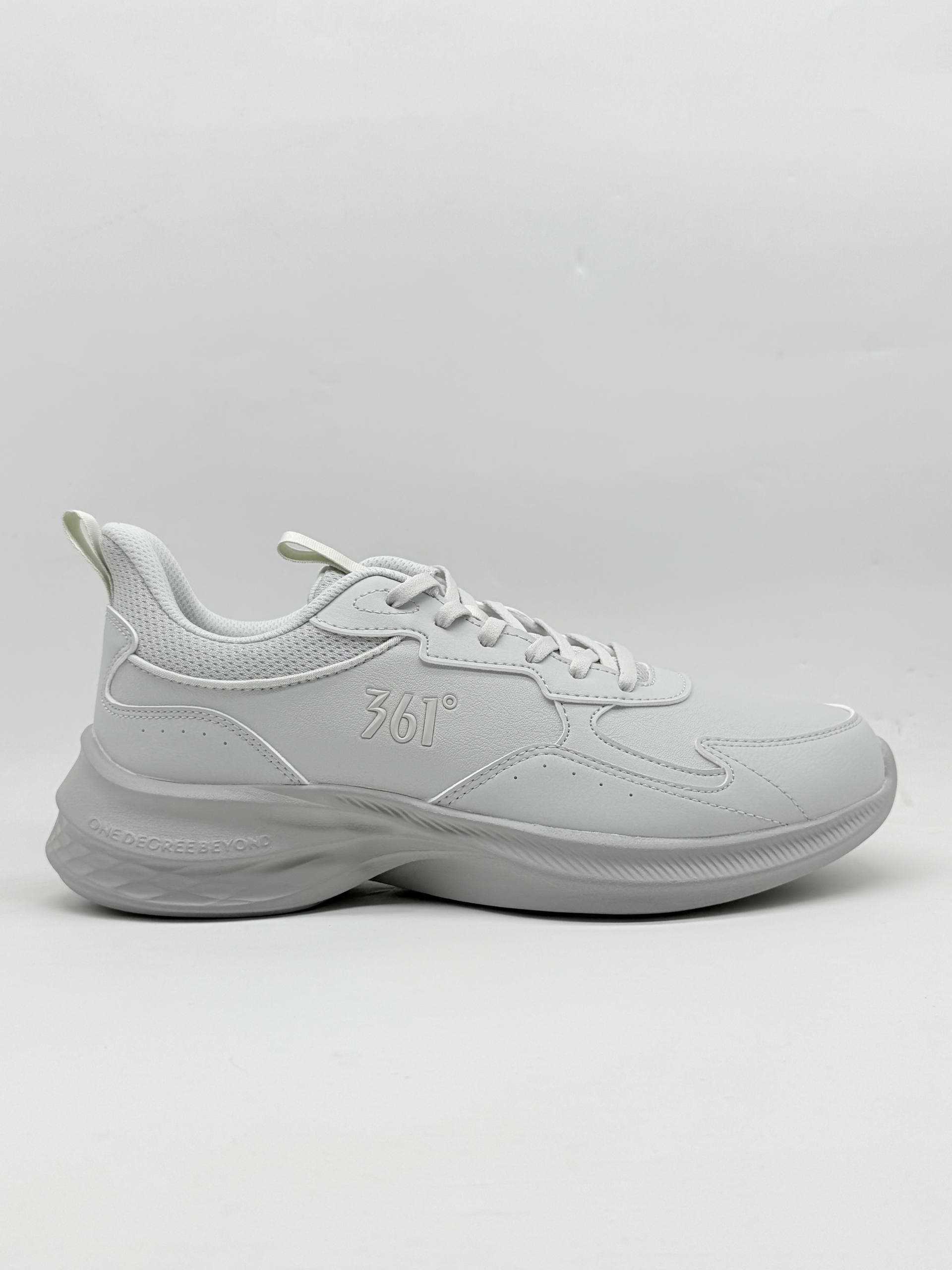 کفش مردانه 361° تمام خاکستری چرمی Men’s 361° All-Grey Leather Shoes