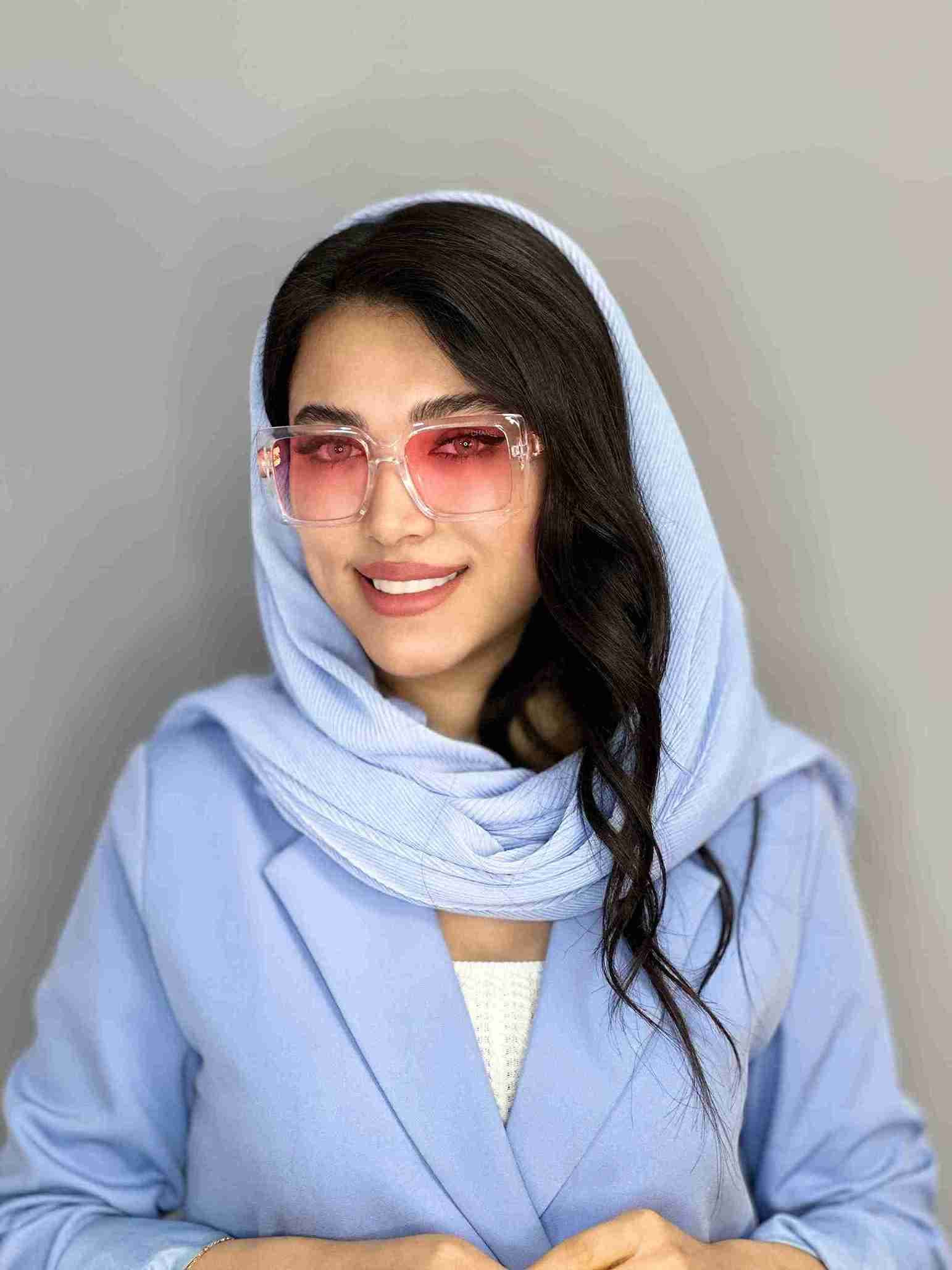 عینک افتابی Chanel پرادا سری جدید صورتي يخي ترند یووی ۴۰۰