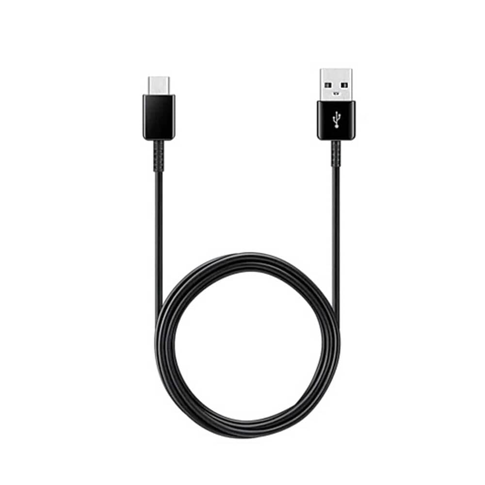 کابل USB به تایپ سی سامسونگ مشکی | کابل شارژ و انتقال دیتا اورجینال چین — تصویر ۴