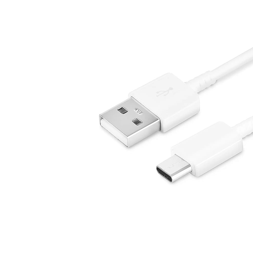 کابل USB به تایپ سی سامسونگ سفید | اورجینال چین با شارژ سریع و انتقال دیتا — تصویر ۳