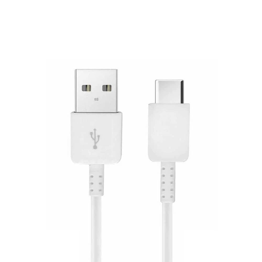کابل USB به تایپ سی سامسونگ سفید | اورجینال چین با شارژ سریع و انتقال دیتا — تصویر ۲