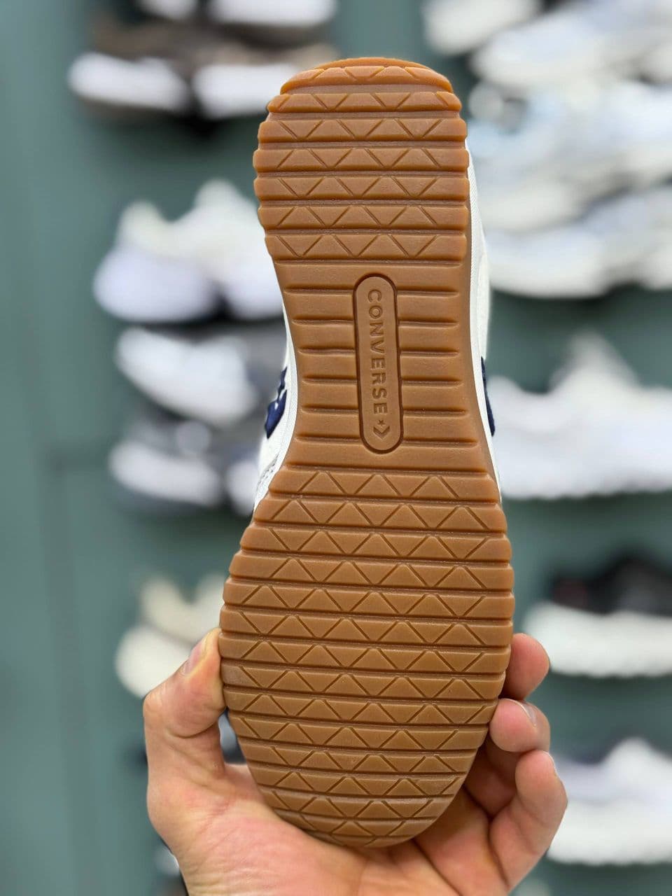 کفش کانورس سفید مشکی white black Converse Run Star Trainer — تصویر ۳