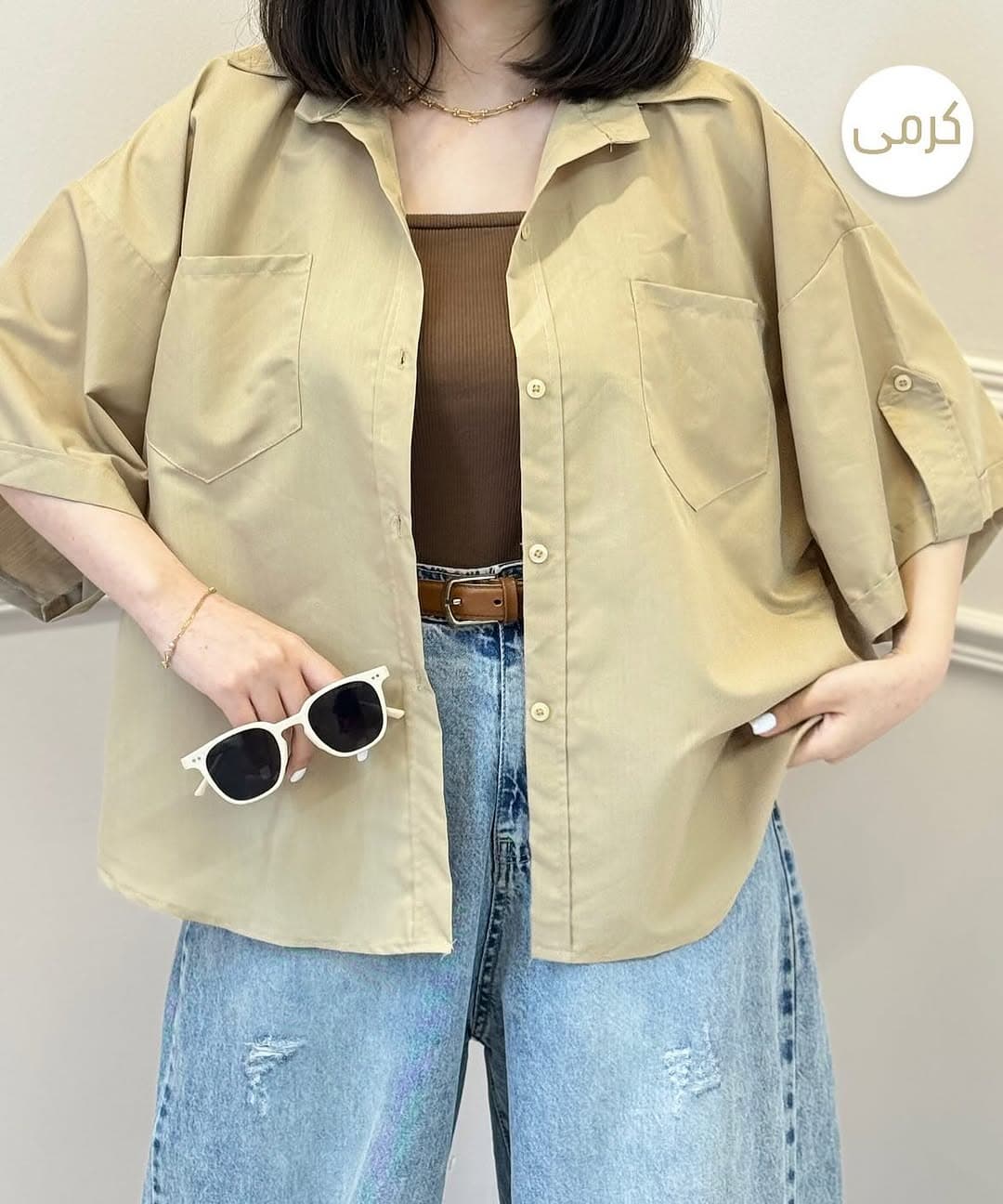 شومیز آستین پاگن مهدخت – کد 115 — تصویر ۷