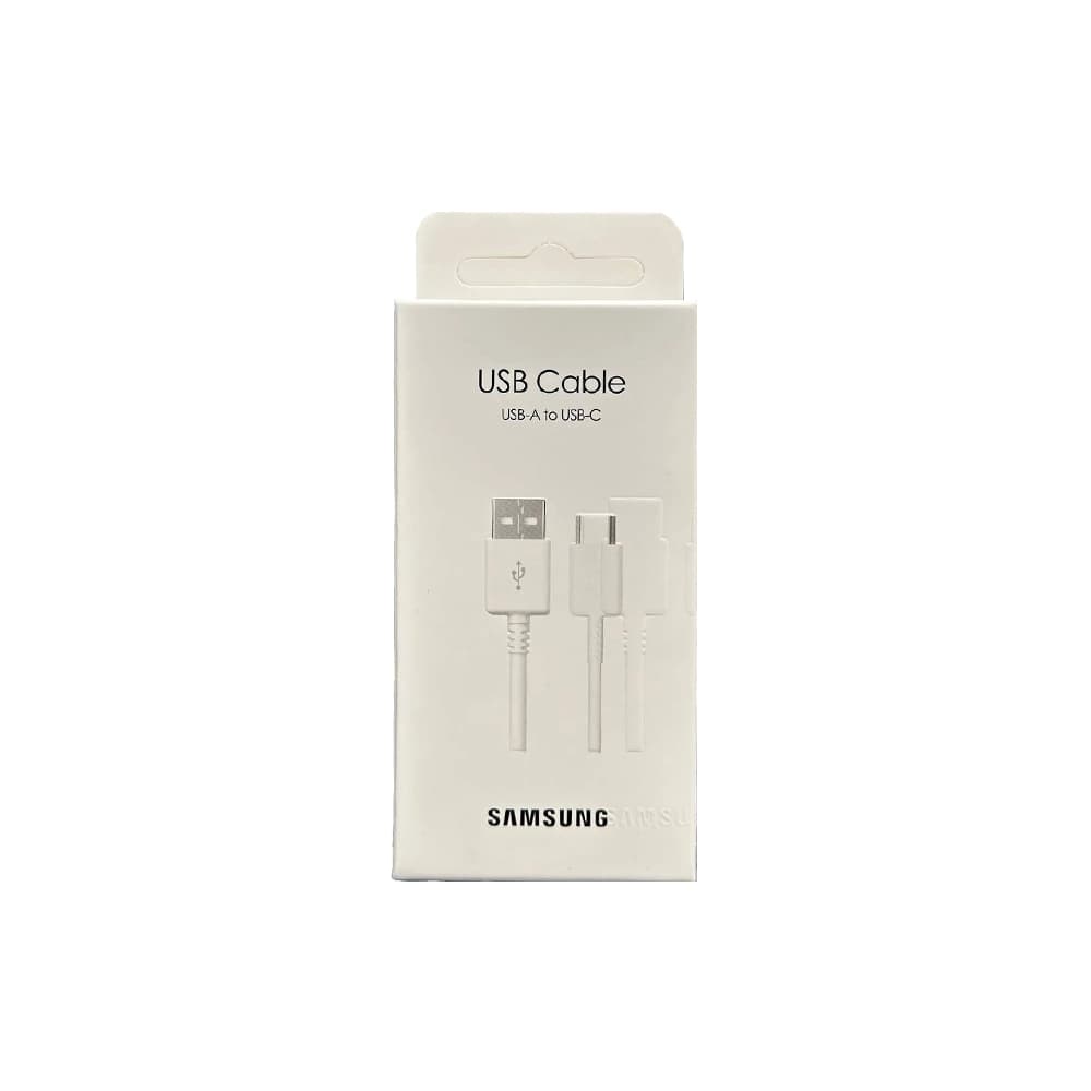 کابل USB به تایپ سی سامسونگ سفید | کابل شارژ سریع 3 آمپر اورجینال شرکتی — تصویر ۳