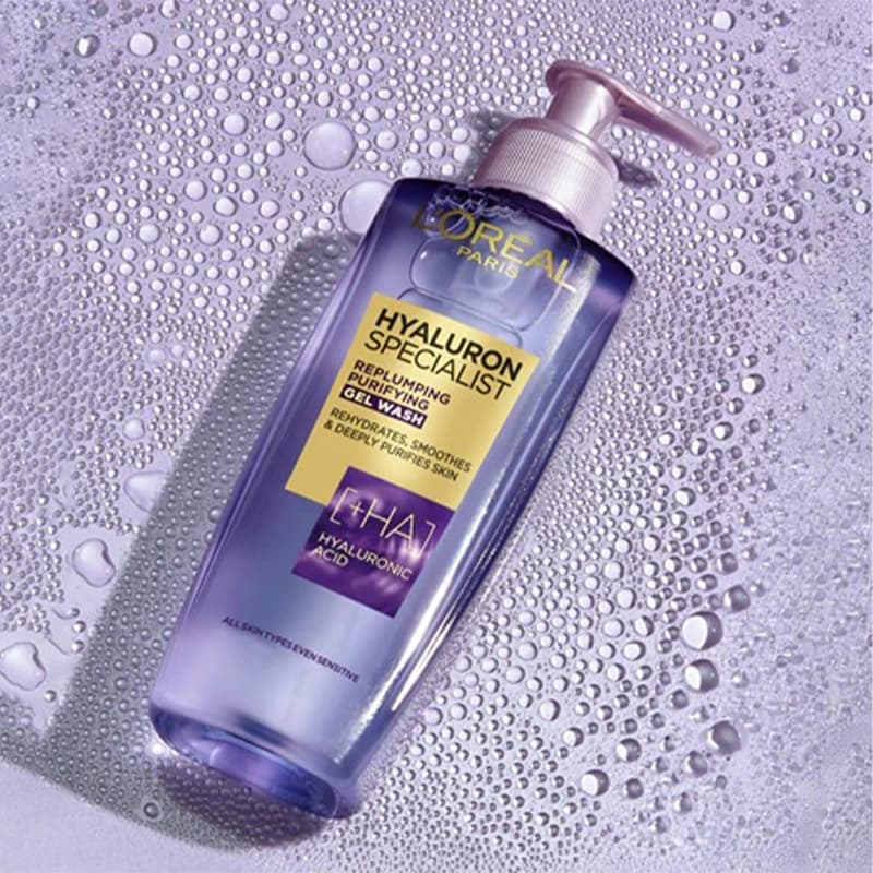 ژل شستشوی صورت هیالورونیک اسید لورآل مدل Loreal Hyaluron Specialist — تصویر ۳