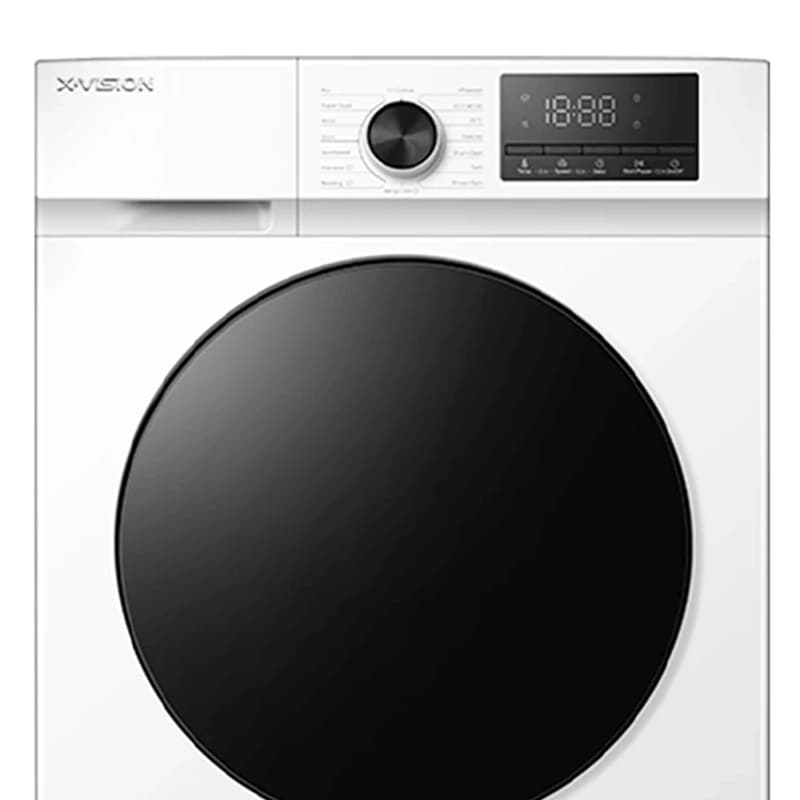 لباسشویی ایکس ویژن 8 کیلویی سفید مدل XVISION-TF84-AWBL — تصویر ۳