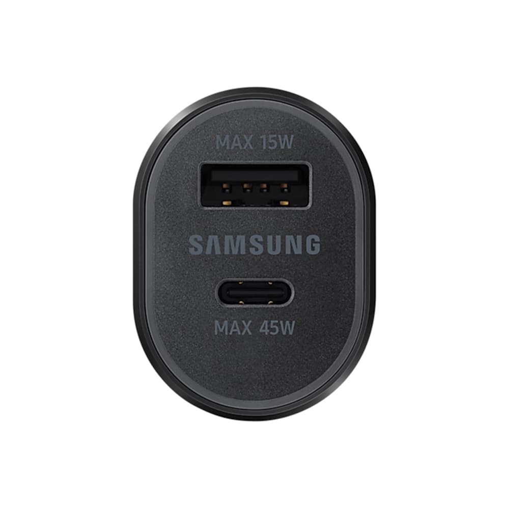 شارژر فندکی 45 وات سامسونگ اورجینال شرکتی | شارژر دو پورت USB-C مخصوص گوشی و تبلت — تصویر ۶