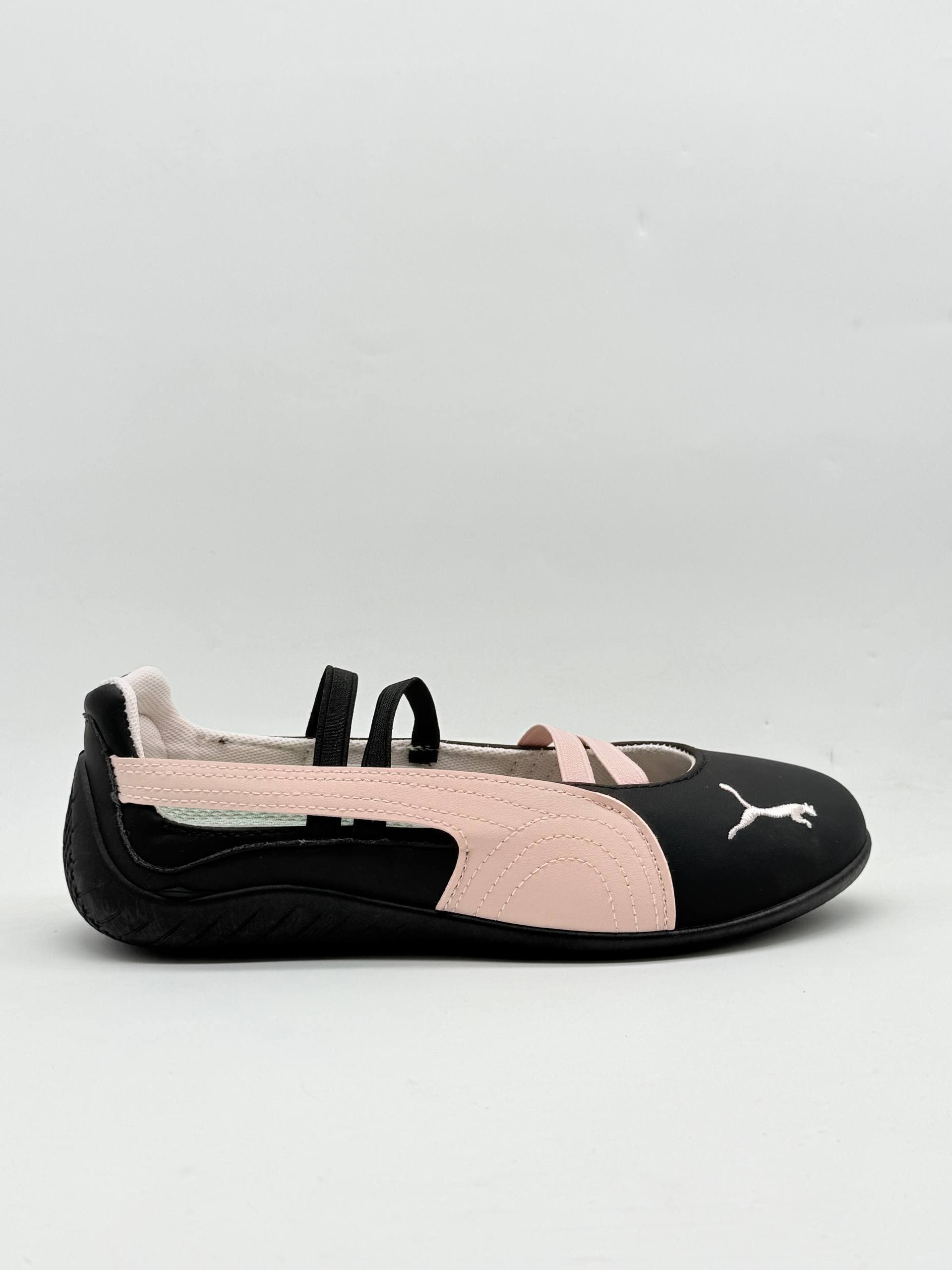کفش پوما بالرین مشکی صورتی black pink Puma Ballerina Shoes