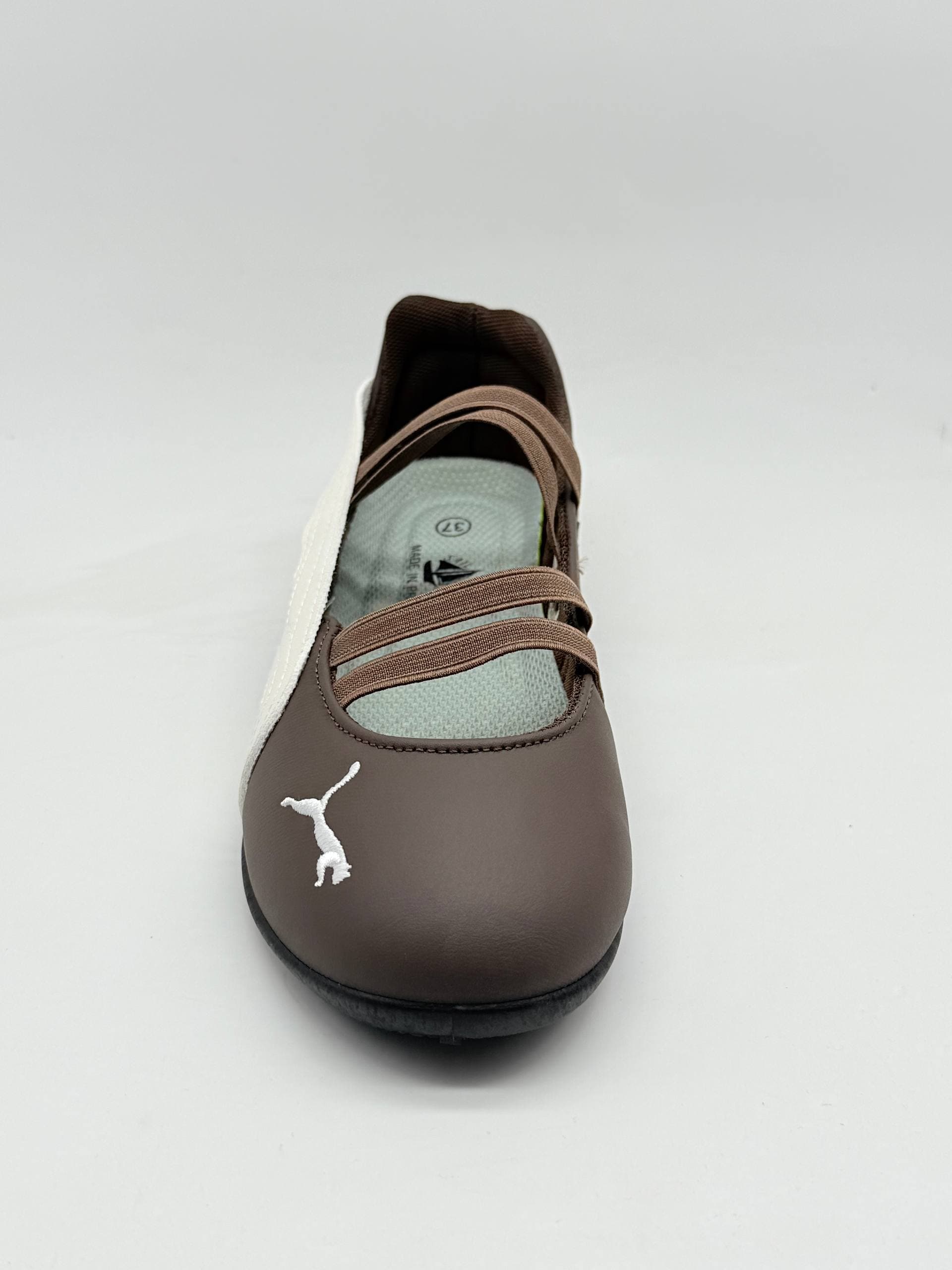 کفش پوما بالرین قهوه ای Brown Puma Ballerina Shoes — تصویر ۶