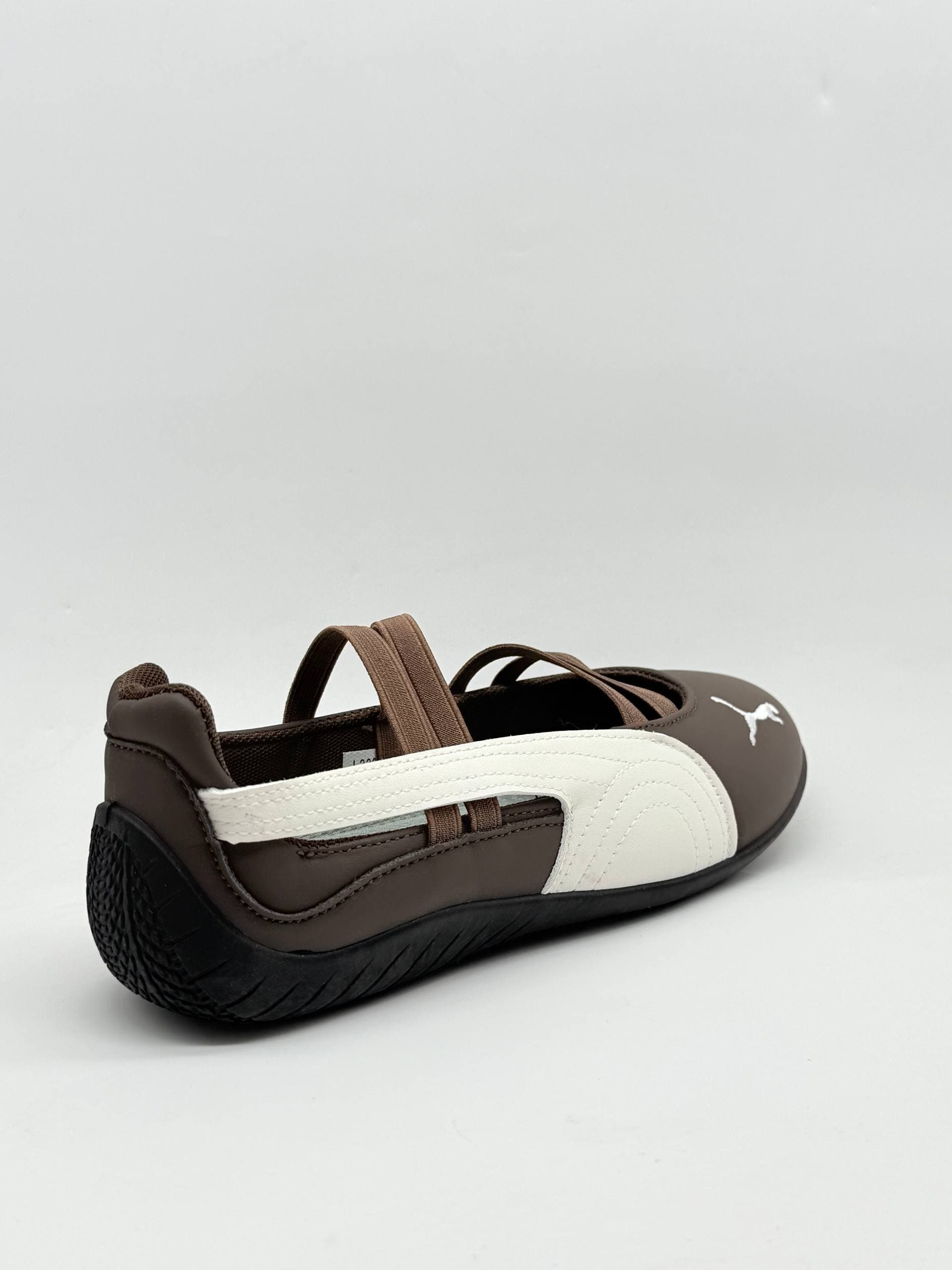 کفش پوما بالرین قهوه ای Brown Puma Ballerina Shoes — تصویر ۵