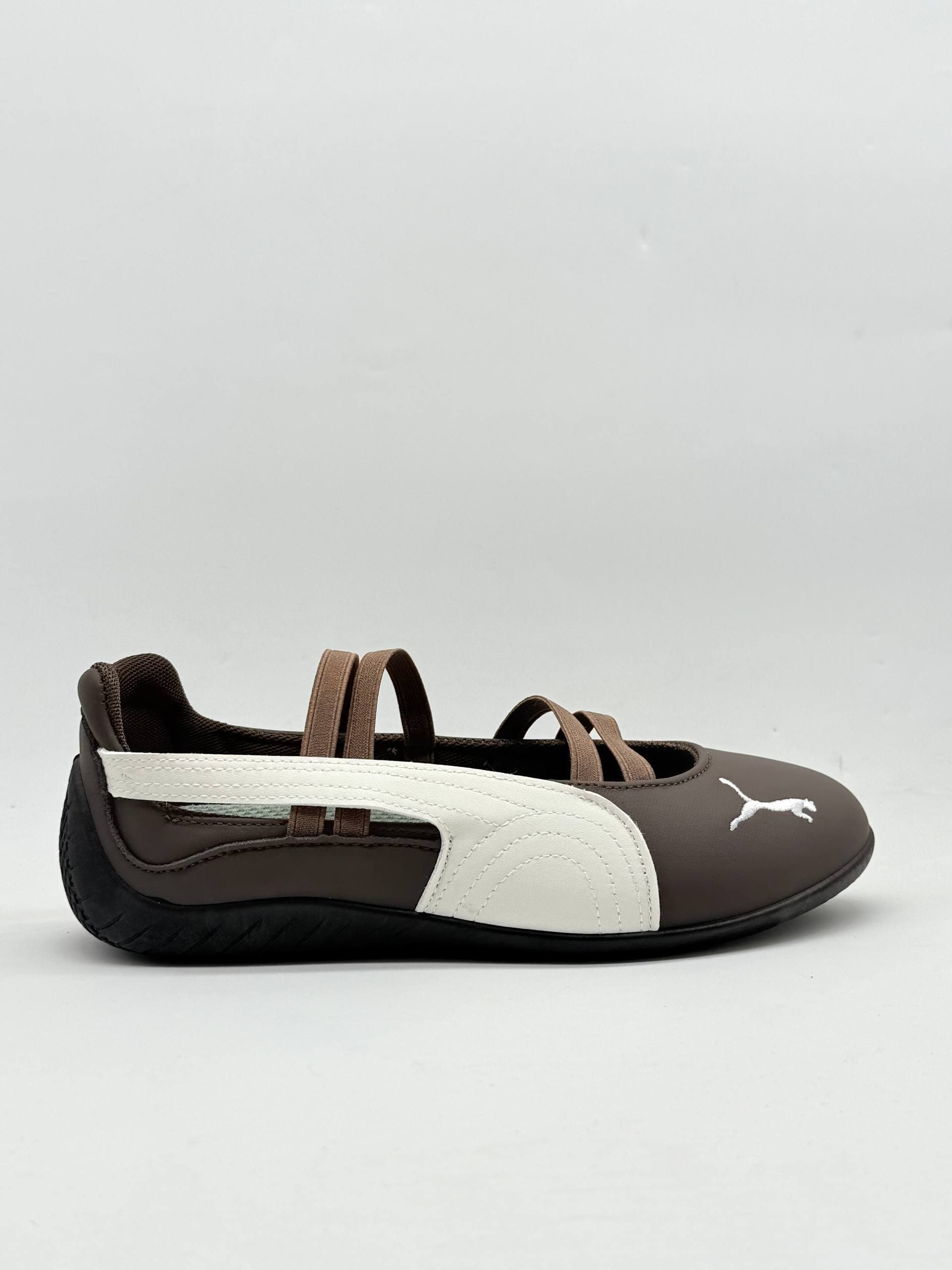 کفش پوما بالرین قهوه ای Brown Puma Ballerina Shoes