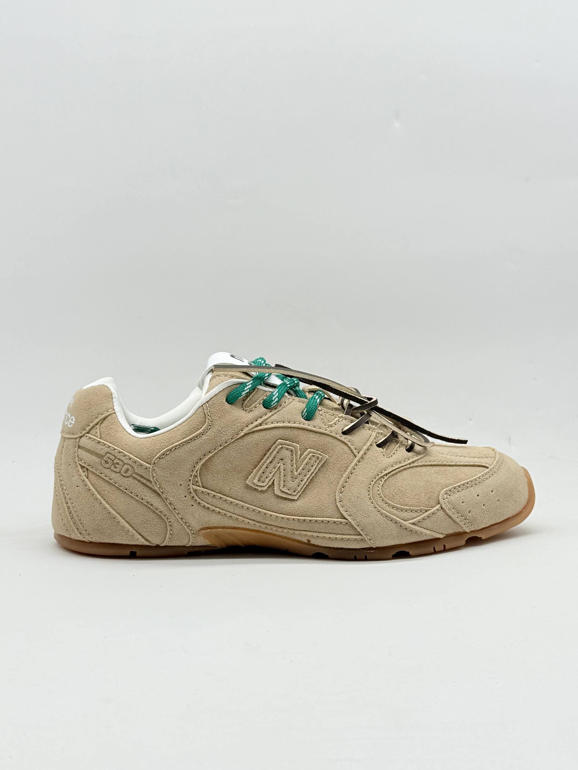 نیوبالانس میو میو شتری New Balance Miu Miu camel Sneakers