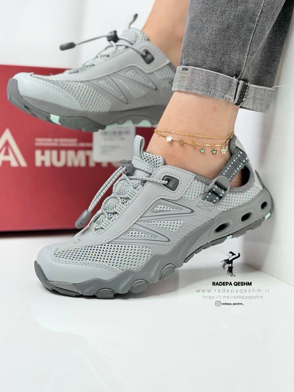کفش هامتو آبنوردی زنانه خاکستری Hamto Women’s gray Diving Shoes