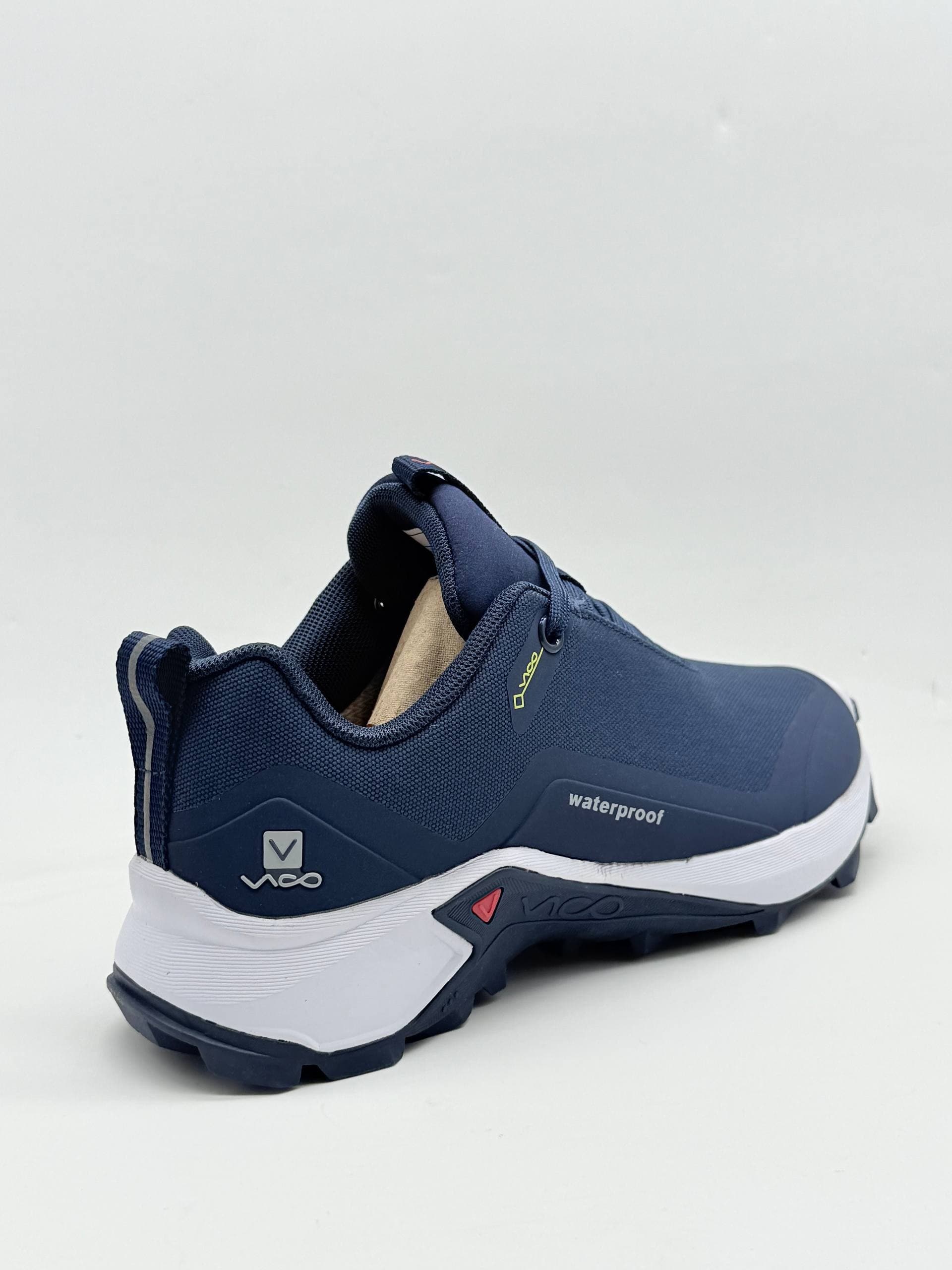 کفش پیاده روی ویکو سفید سرمه ای Vico White navy Walking Shoes — تصویر ۹