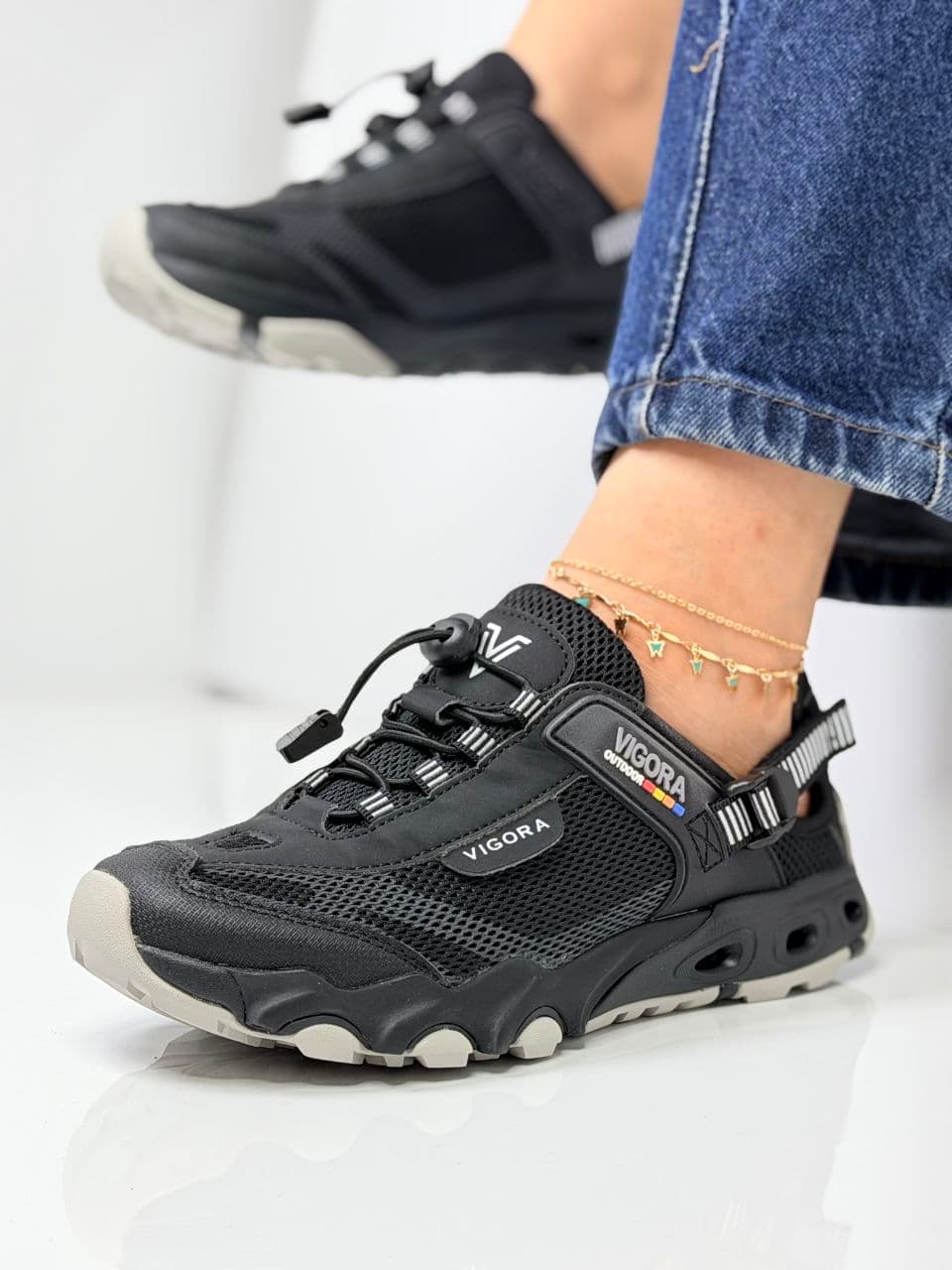 صندل زنانه آبنوردی ویگورا مشکی Women’s sandals vigora black — تصویر ۵