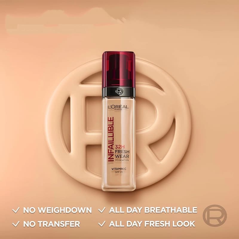 کرم پودر لورال مدل Loreal Infaillible — تصویر ۶