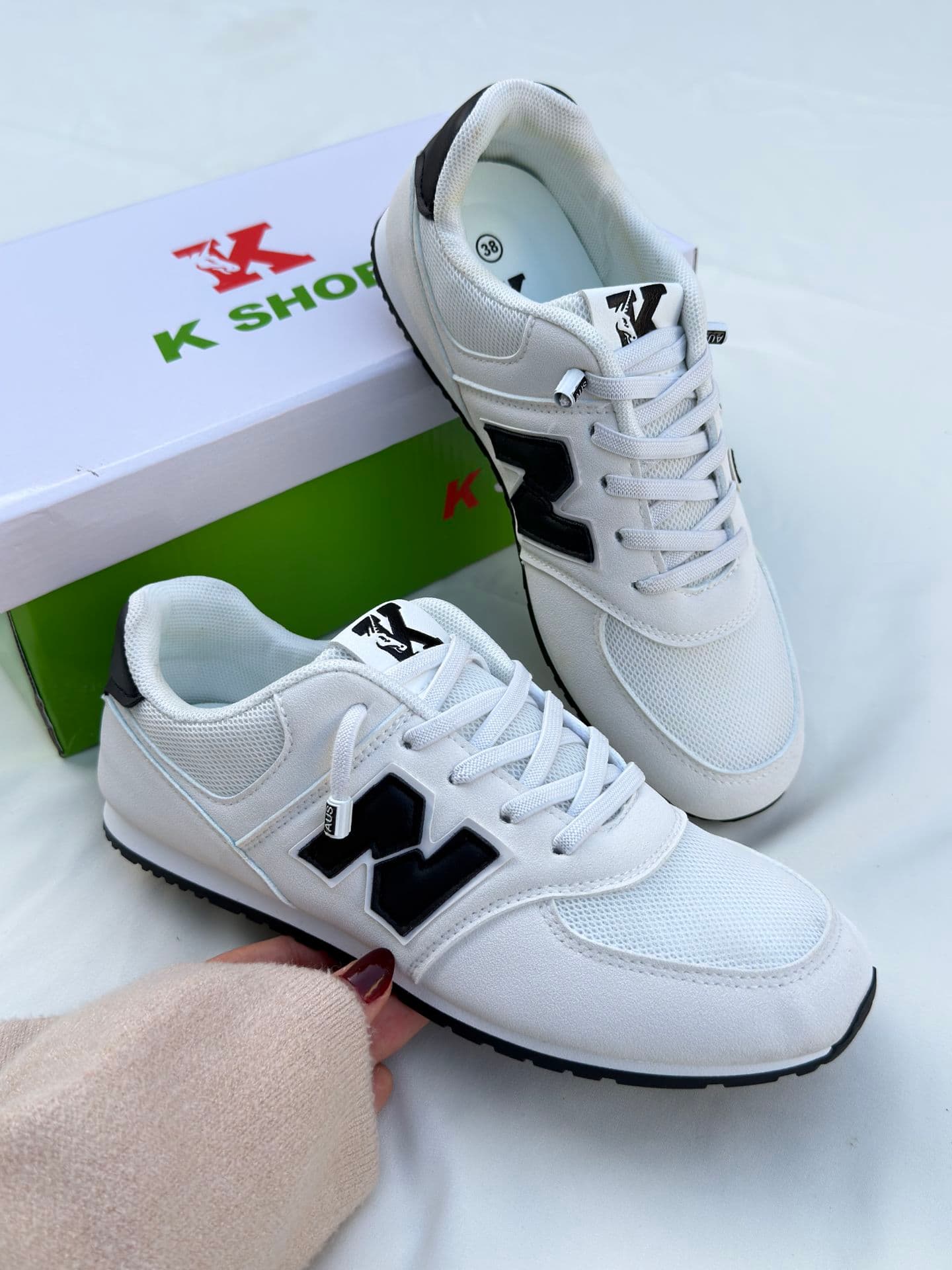 کفش نیوبالانس سفید New Balance white Shoes — تصویر ۳