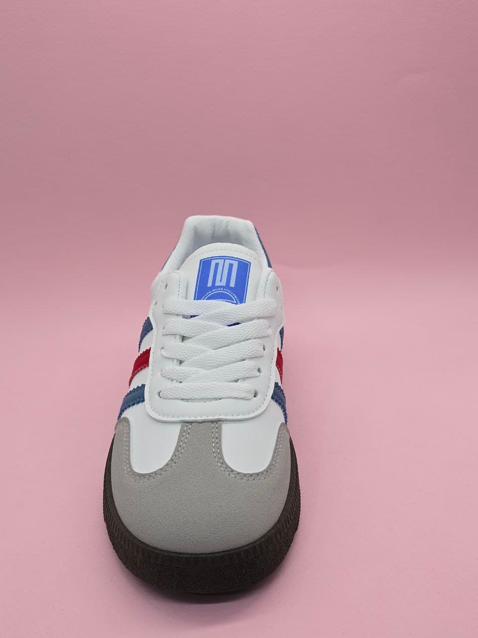آدیداس سامبا سفید و آبی Adidas samba white blue — تصویر ۸