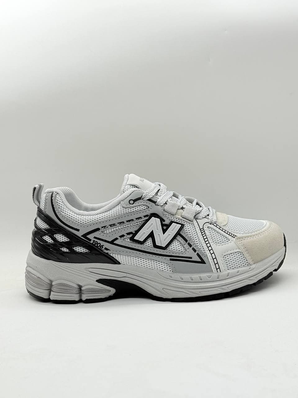 کفش نیوبالانس 1906 مشکی خاکستری New Balance 1906 black gray Shoes — تصویر ۲