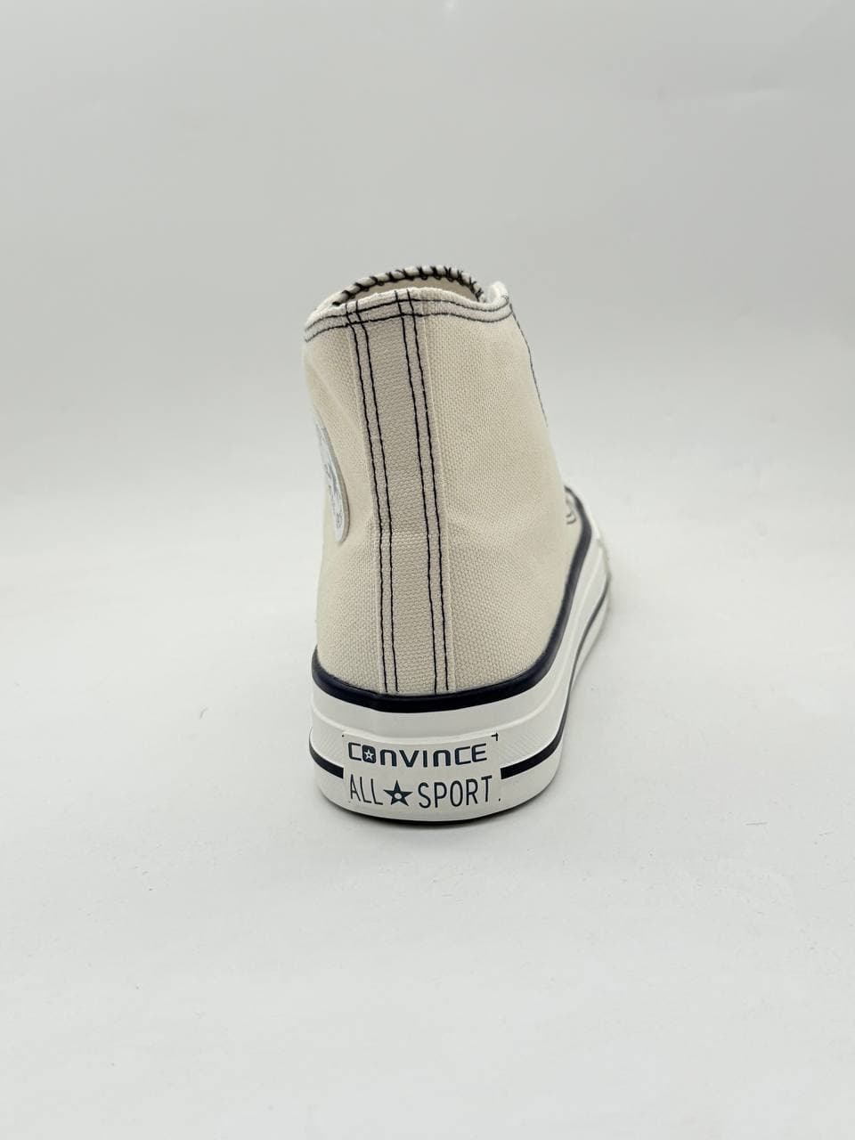 کفش ال استار ساق دار کرمی Cream El Star ankle boots — تصویر ۴