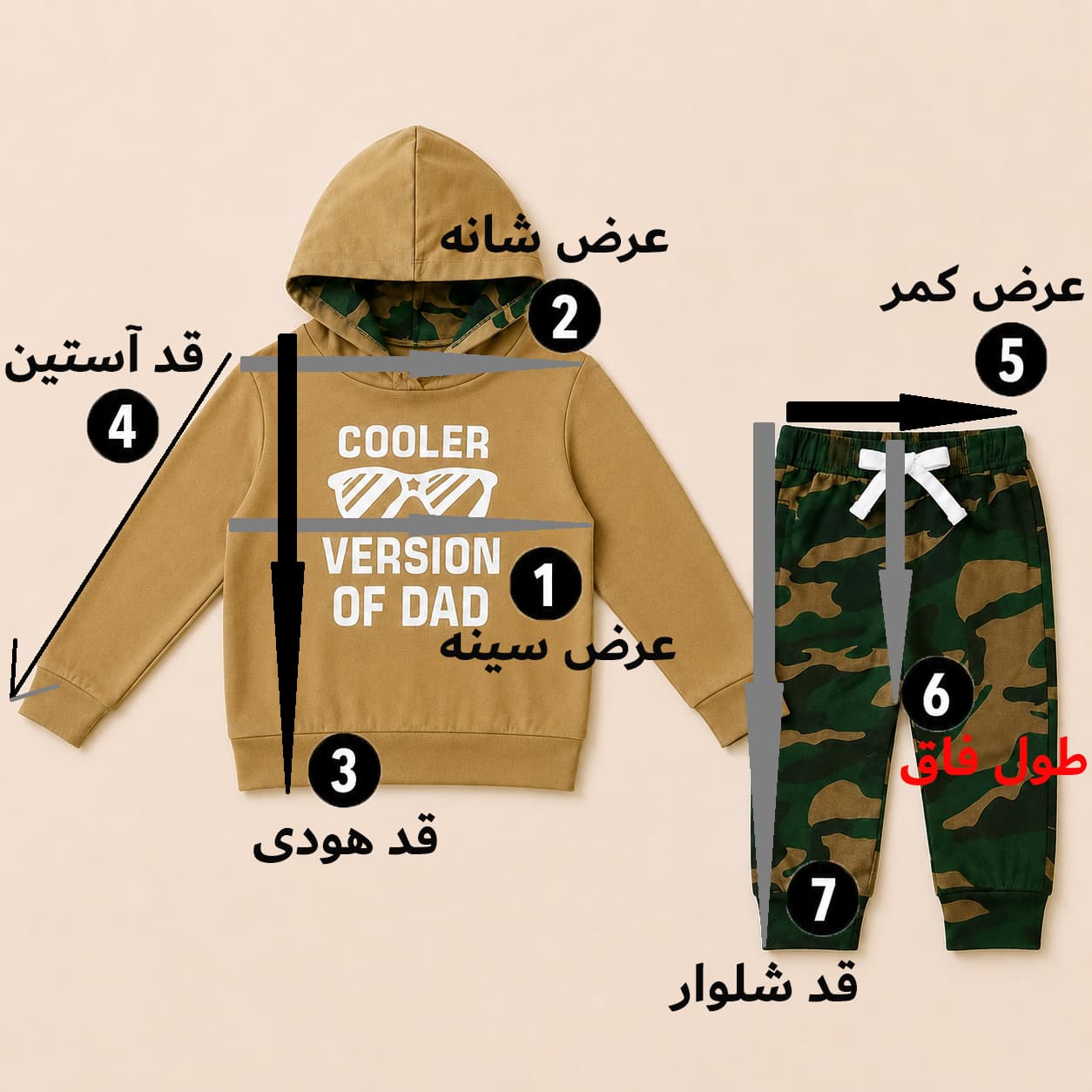 ست لباس اسپرت کودک دخترانه و پسرانه وارداتی — تصویر ۳