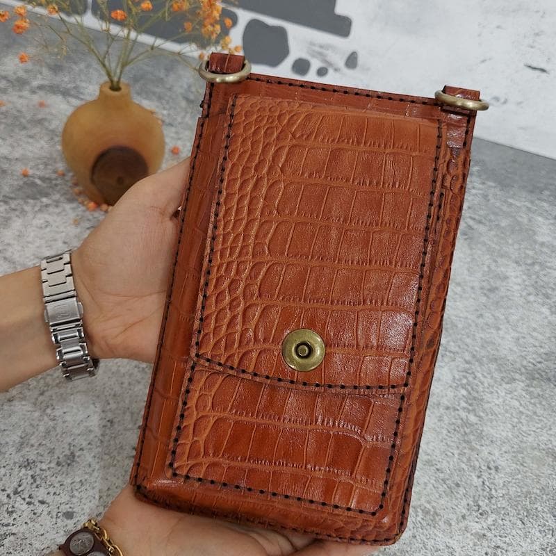 کیف دوشی چرم طبیعی مدل اسپرت — تصویر ۶