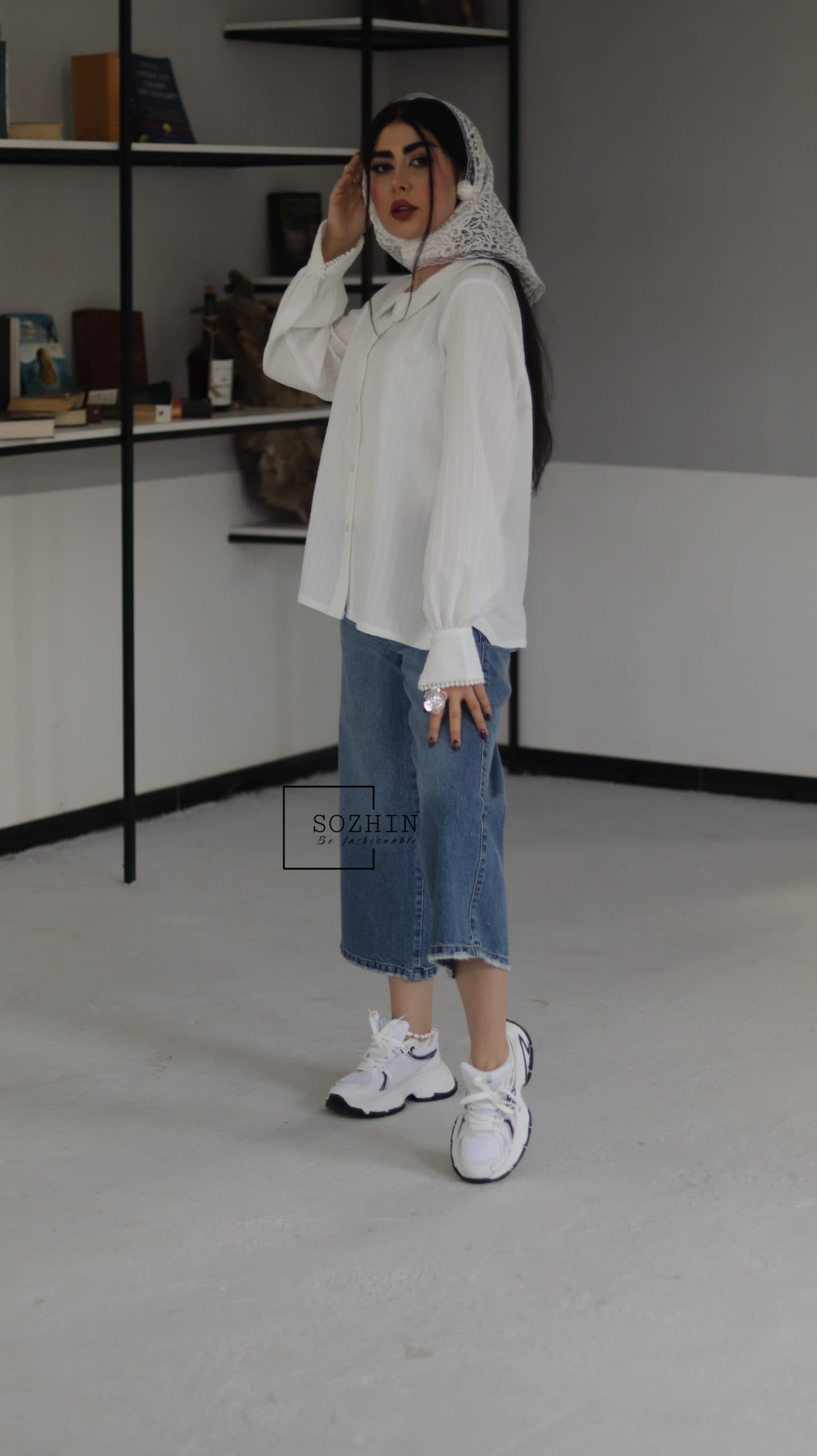 شومیز زنانه مدل صدف — تصویر ۲