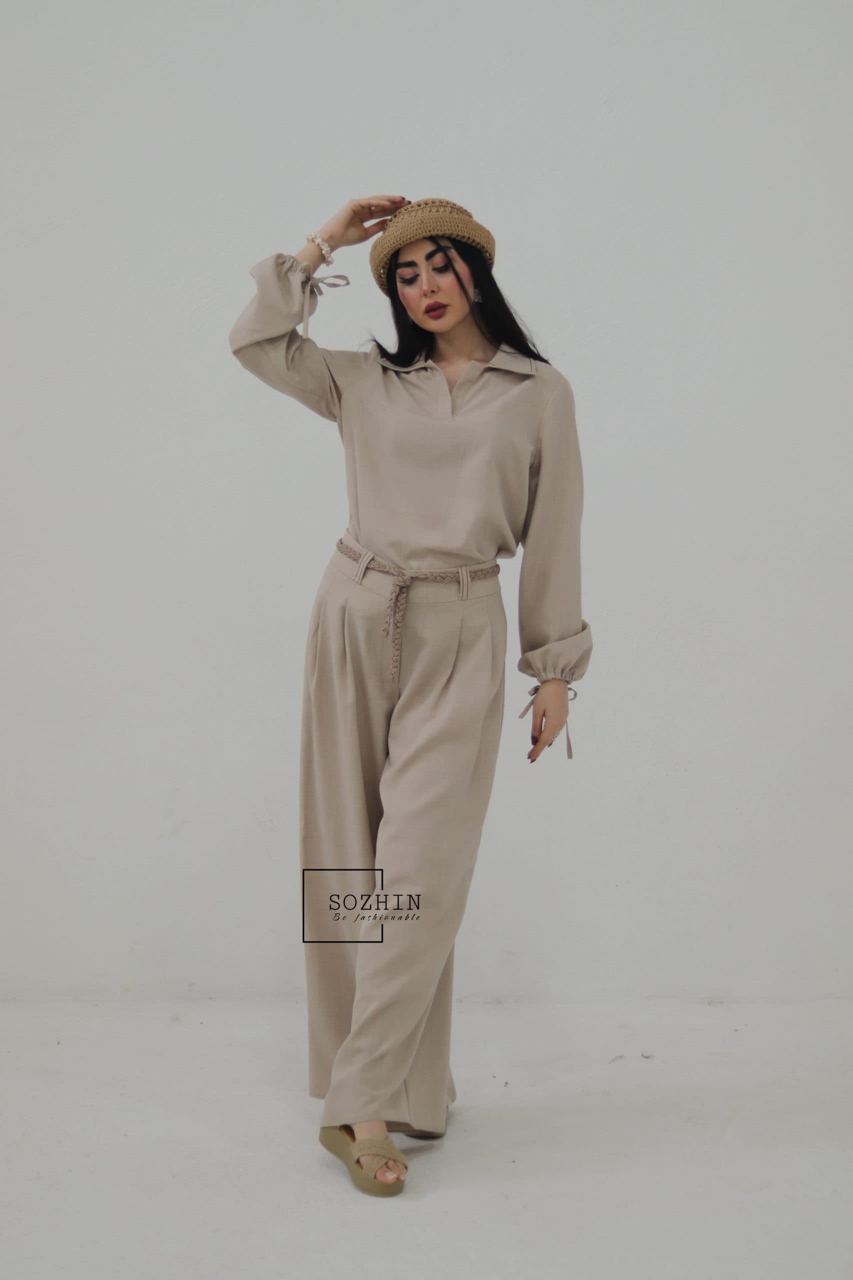 شلوار زنانه مدل کارامل — تصویر ۳