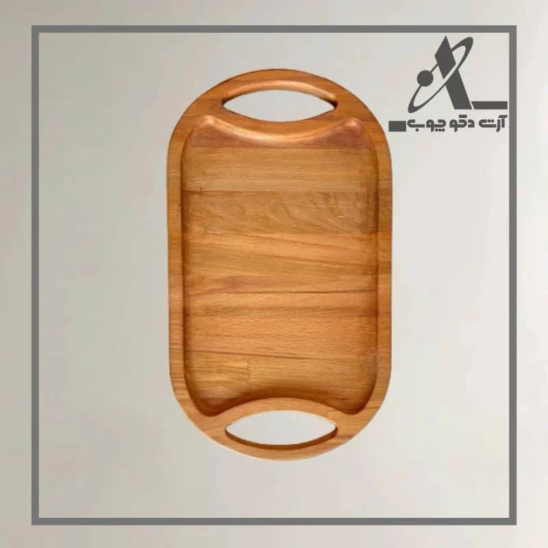 سینی بیضی دسته سرخود
