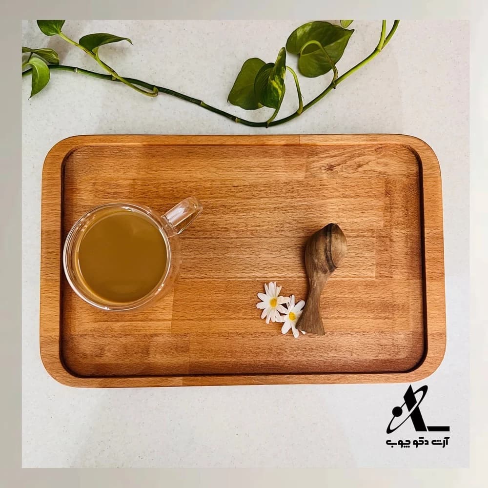 سینی مستطیل پایه گرد — تصویر ۲