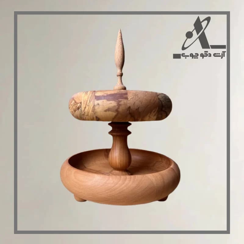 میوه خوری دو طبقه پایه گرد