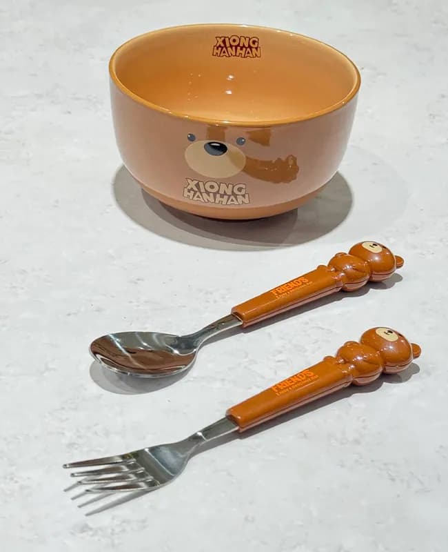 قاشق و چنگال کودک وارداتی کد 5-2230 — تصویر ۴