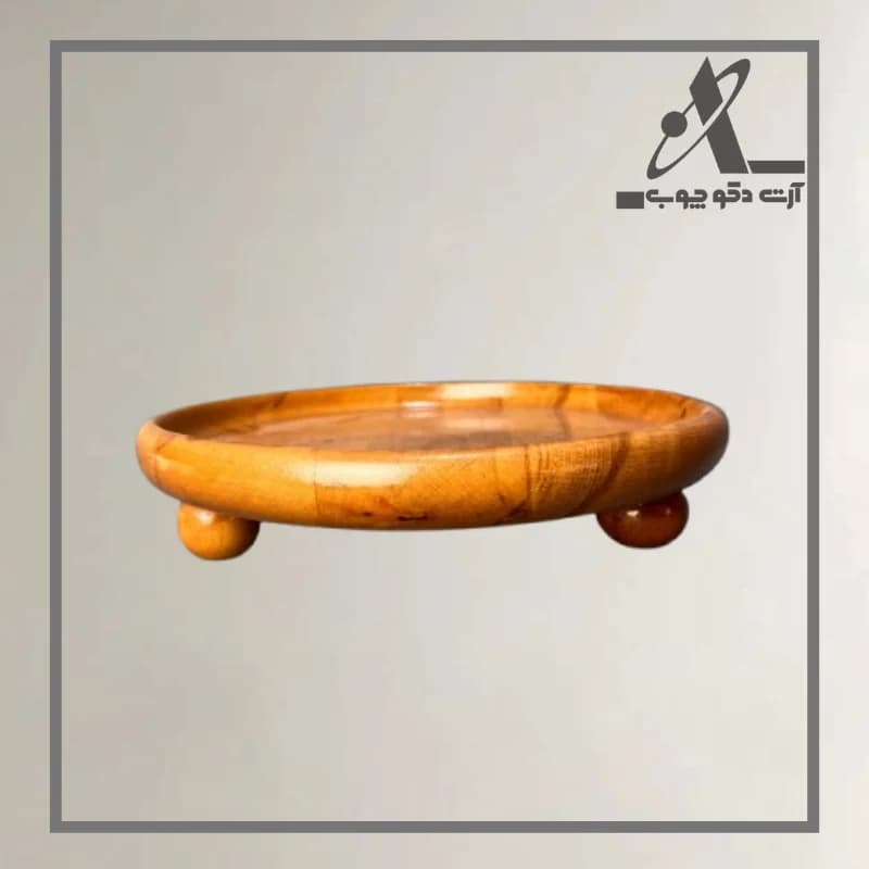 سینی پذیرایی پایه گرد