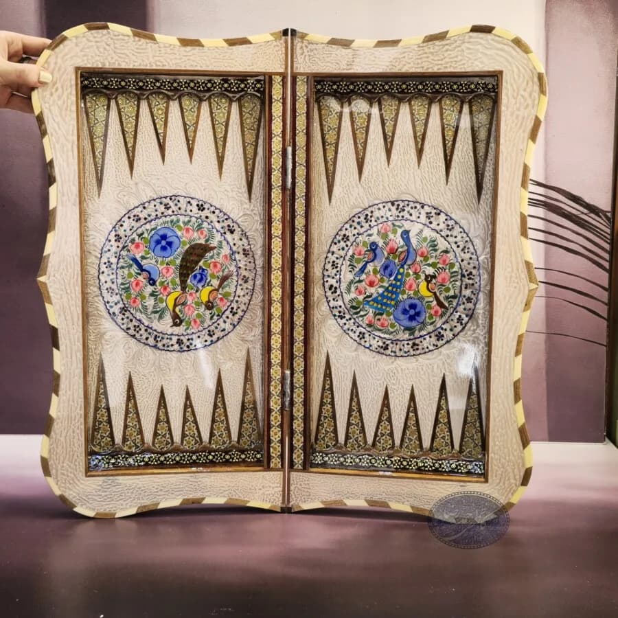 تخته دالبر گل و مرغ برجسته 50 کاظمی — تصویر ۲