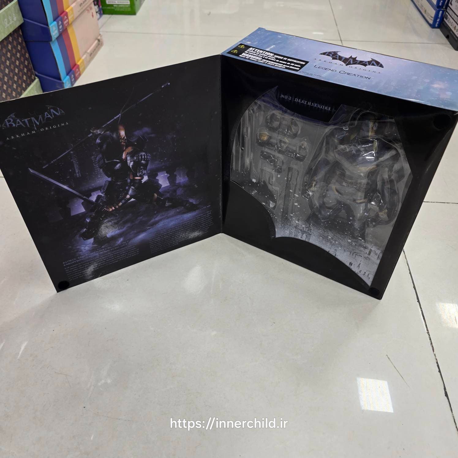 اکشن فیگور دث‌استروک کد 138 مدل Arkham Origins — تصویر ۳