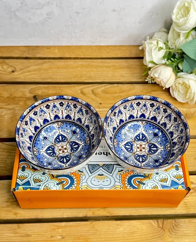 پیاله چینی دوتایی وارداتی کد kit-1590