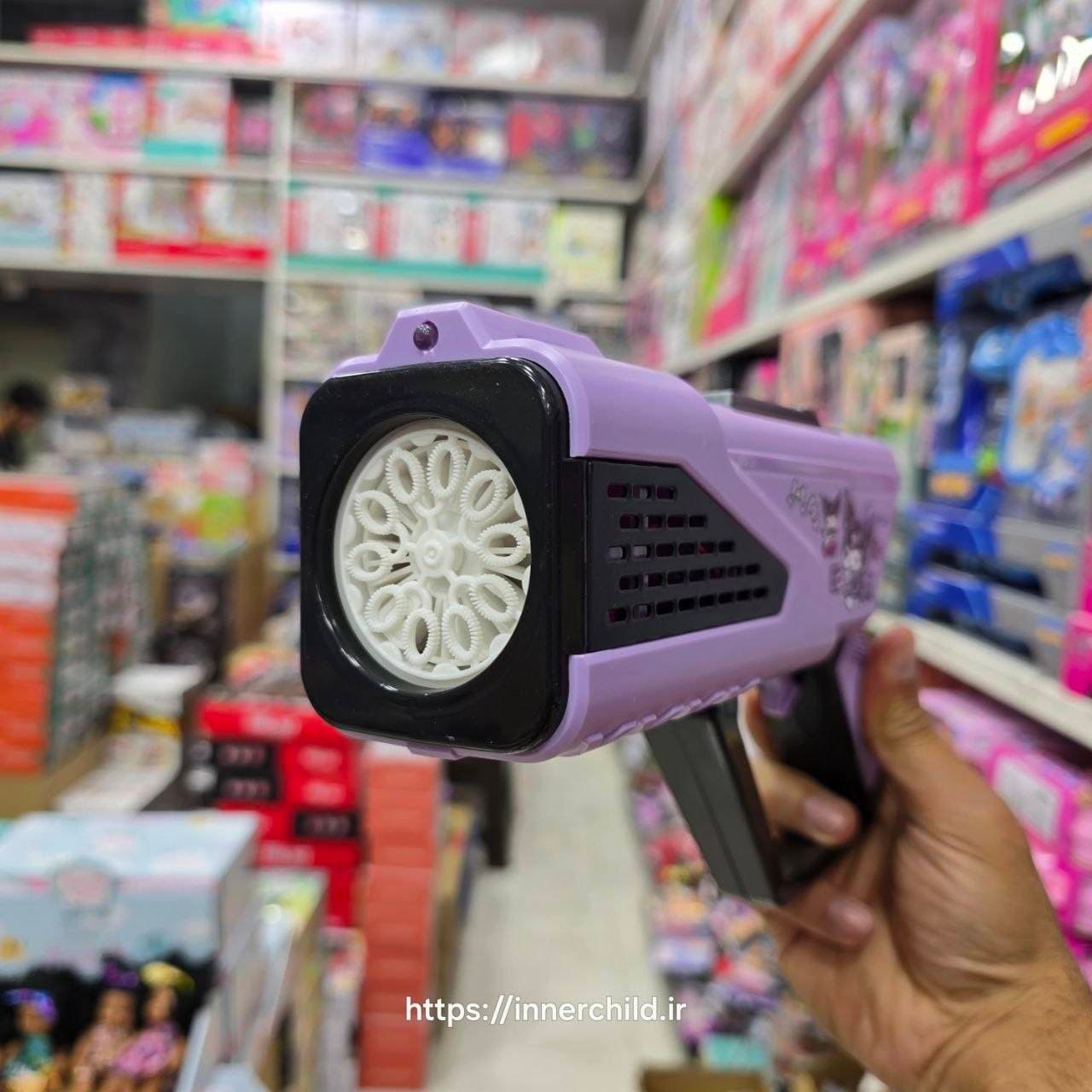 تفنگ حباب ساز کرومی شارژی مدل PP277-3 — تصویر ۳
